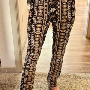 Anthropologie Pilcro & The Letterpress Patterned Skinny Pants – Size 28